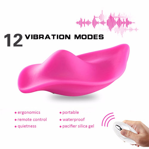 Portable Clitoris Stimulator Invisible Quiet Panty Vibrator Wireless Remote Control Wearable Vibrating Egg Sex Toys for Women
