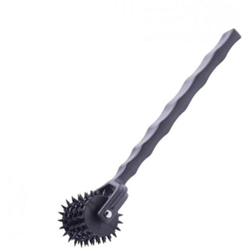 Prick 5 Row Spiked Wartenberg Pinwheel ,Pin-pricking Ensation Wheel Roller BDSM Torture Tool  ,Sex Toys For Couple