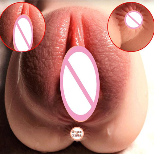 Realistic 3D Soft Deep Throat Maiden Vagina Anal Deep Pocket Pussy Ass Male Masturbator Sex Toys for Men Sucking Cup Adult Toys