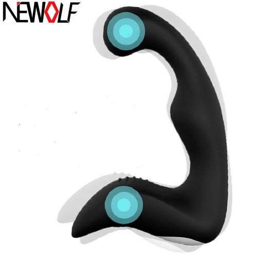 Rechargeable 10 Speeds Vibrator Butt Plugs Prostate Massage Anal Vibrator Stimulation Male Masturbation Sex Toys for Men PY756