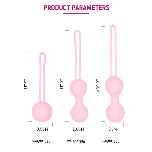 Safe Silicone Vagina Balls Kegel Ball Ben Wa Ball Vagina Tighten Exerciser Vaginal Geisha Ball Shrinking Ball Sex Toys for Women
