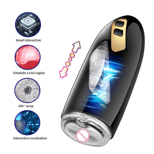 Sex Toys for Men Pocket Pussy Real Vagina Male Automatic Sucking Masturbator 5D Artificial Vagina Fake Anal Erotic Adult Toy