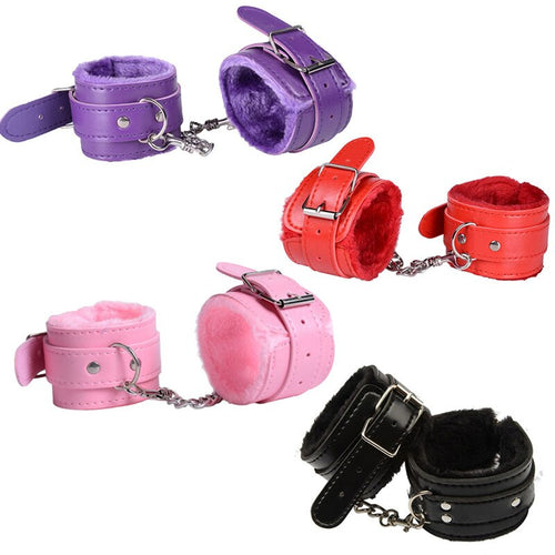 Sexy Adjustable PU Leather Slave Fetish BDSM Adult Bondage Hancuff Ankle Cuff Restraints Sex Toys For Couple Exotic Accessories