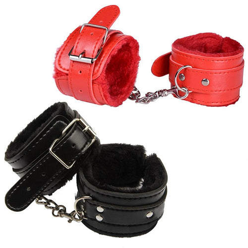 Sexy Adjustable PU Leather Slave Fetish BDSM Adult Bondage Hancuff Ankle Cuff Restraints Sex Toys For Couple Exotic Accessories
