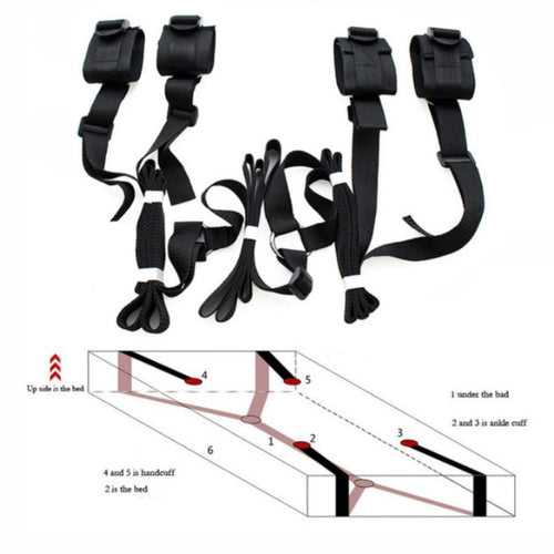 Sexy Lingerie Babydoll Porn Sex Underwear Bdsm Under Bed Erotic Restraint Handcuffs Ankle Cuffs Eye Mask Lenceria Sexy Costumes