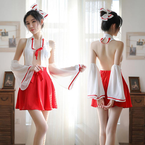 Sexy Witch Suit Lingerie Cosplay Costume Babydoll Dress Uniform Erotic Lingerie Role Play Babydoll Sex Toys for Woman Bodysuit