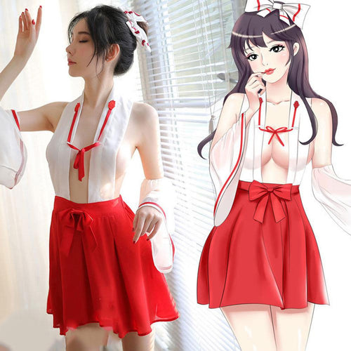 Sexy Witch Suit Lingerie Cosplay Costume Babydoll Dress Uniform Erotic Lingerie Role Play Babydoll Sex Toys for Woman Bodysuit