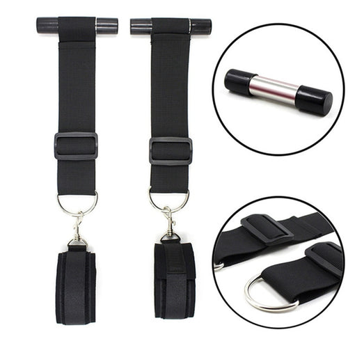 Shackles On The Door Chastity Lock Sex Handcuffs For Sex Fetish Bdsm Bondage Restraints Toys For Adults Woman Exotic Accessories