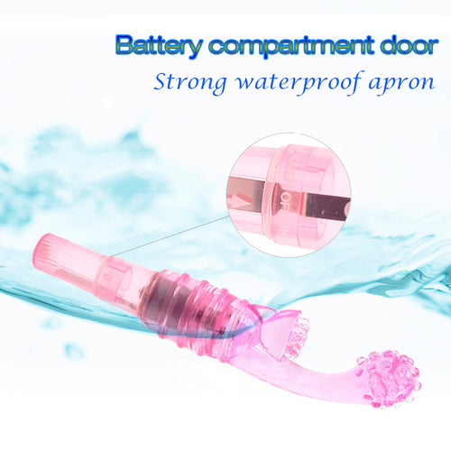 Silicone G-Spot Rabbit Vibrator Dual Vibration Waterproof Clitoris Stimulator finger Massager Adult Product Sex Toys for Women