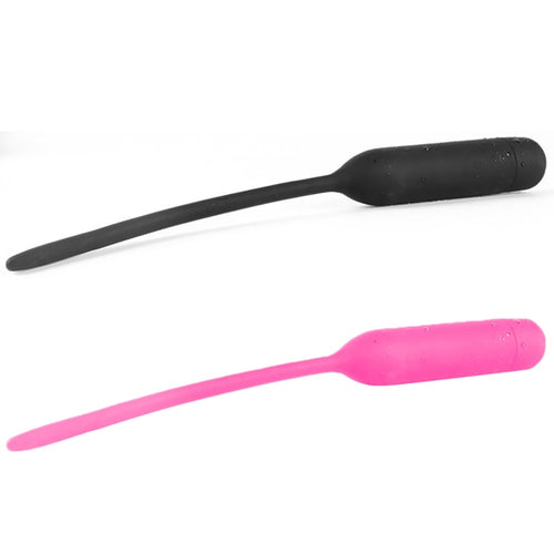 Sounding Urethral Vibrator Male Masturbator Silicone Vibrating Penis Plug Urethral Sounds Dilators Products for Men Erotic Toys