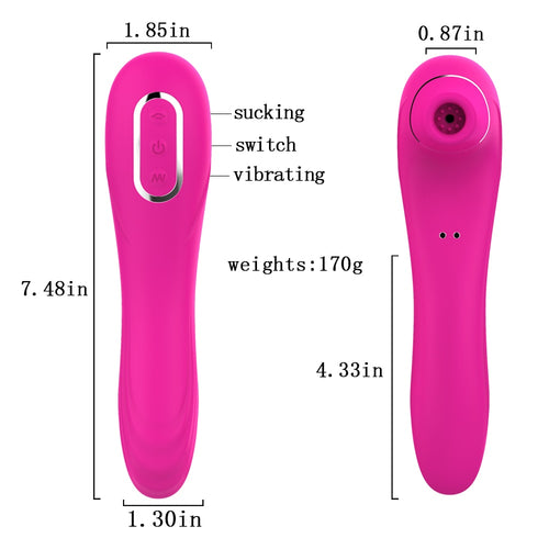 Sucking G Spot Vibrator Sex Toys for Woman Adults Clit Sucker Nipple Clitoris Stimulator Dildo Vaginal massage Masturbator