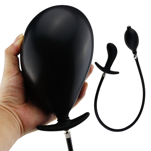 Super Large Inflatable Big Butt Plug Pump Anal Dilator Massager Expandable No Vibrator Anal Balls Sex Toys for Women Man Gay