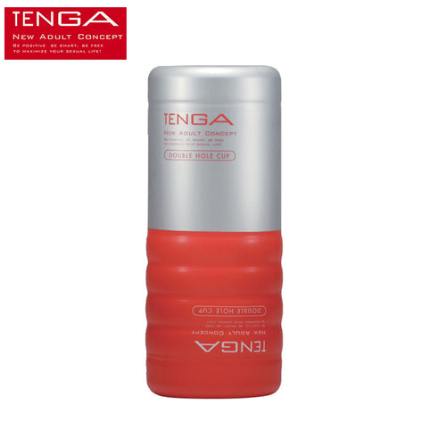 TENGA Double trou tasse simulé vagin masturbateurs tasse sucer réaliste chatte Vigina Anus Sex Toy Shop produit pour hommes