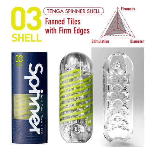 TENGA SPINNER-03 TETRA seashell male masturbator toy pussy sex toy for men real vagina pussy artificial male masturbation sex shop