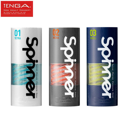 TENGA SPINNER Male Masturbator Cup Vagina Real Pussy Reusable Spiral Silicone Sex Aircraft Cup Sex Toys for Men Masturbation Cup