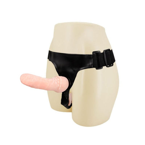 Ultra Elastic Harness Strap On Double Dildo Realistic Strapon Pants Mini Vibrator Sex Toys for Lesbian Couples Woman Sex Shop