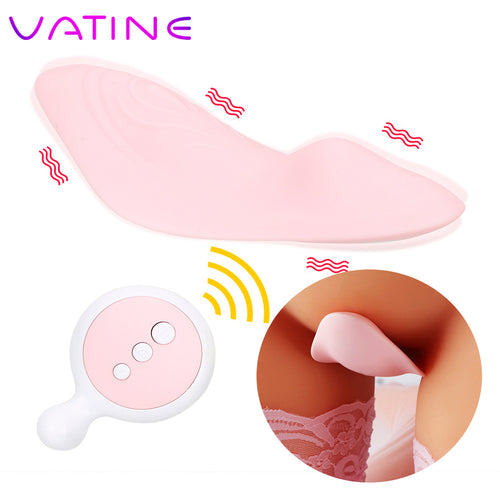 VATINE Portable Clitoral Stimulator Female Masturbation Invisible Vibrating Egg Wireless Remote Control Wearable Panty Vibrator