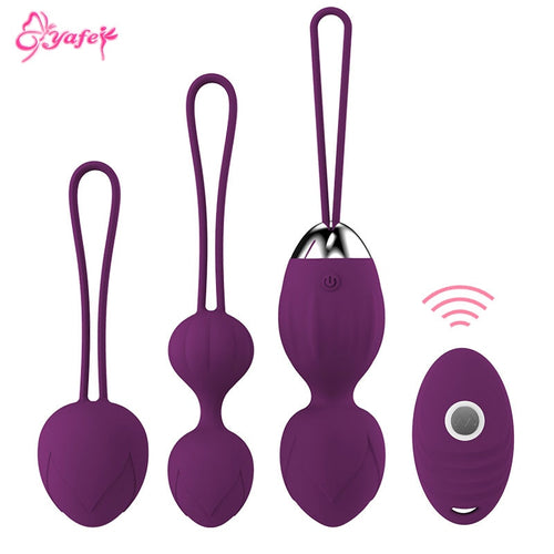 Vagina Balls Trainer Sex Toys Silicone Ben Wa Balls Vagina Tightening Exerciser Kegel Ball Vibratig Egg Women Adult Sex Product