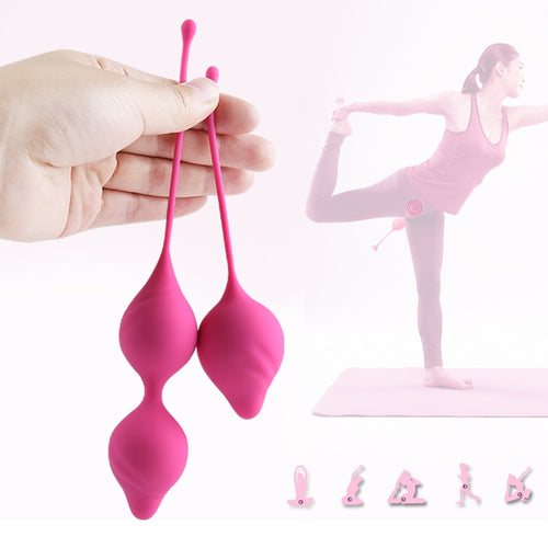 Vagina Tighten Kegel Ball Silicone Ben Wa Ball Female Exercises Smart Vaginal Balls Massage Geisha Ball Adult Sex Toys for Women