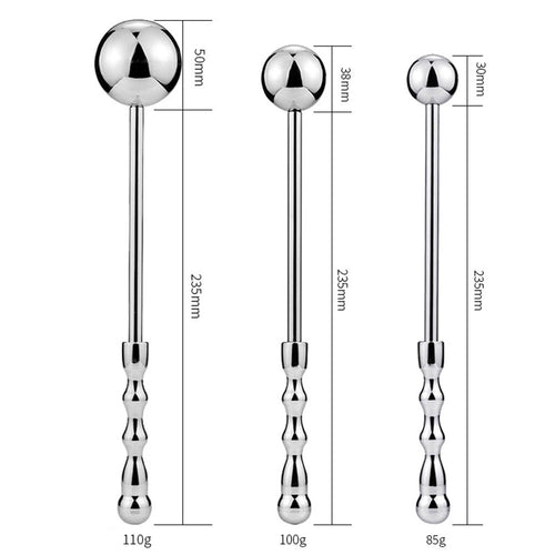 Wand Ball Anal Plug Metal Handle Anus Dilator For Men And Women Prostate Massager Vaginal Anal Beads Butt Plug Erotic Sex Toys