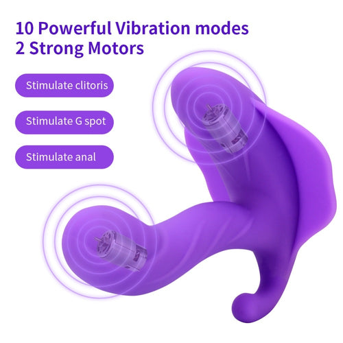 Wearable Panties Dildo Vibrators Remote Control Vibrator Female Masturbation Heating Butterfly Vibrating Adult Sex Toy For Woman