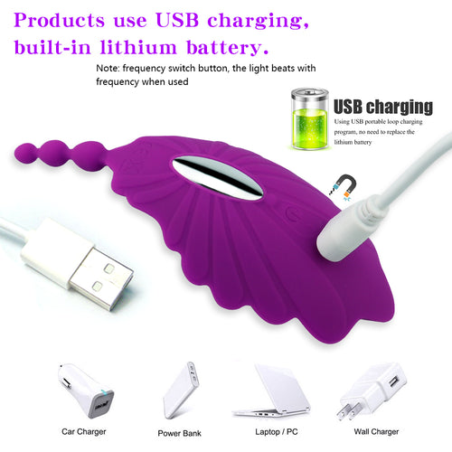 Wearable Panty Vibrator Invisible Vibrating Egg Remote Control Vagina Clitoral Stimulation Anal Sex Toys for Women Masturbator