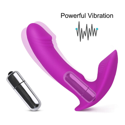 Wearable Vibrator Dildo Vibrating Panties Vaginal Massage G Spot Clitoris Stimulator Female Masturbation Sex Toys for Woman