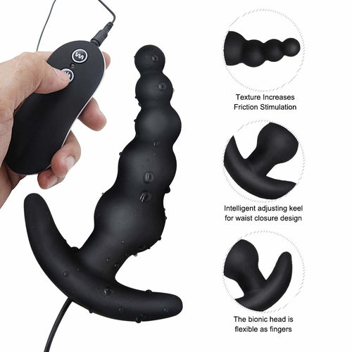 Wireless Plug Male Vibrator Sex Toys For Man Remote Control Anal USB Charging Back Court Adult Product 10 Mode Prostate Massager