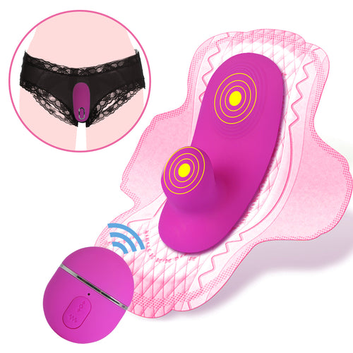 Wireless Remote Panty Vibrator Invisible Weareable Double Motor Eggs Vibrator Waterproof Vibrating Clitoral Stimulator Sex Toys