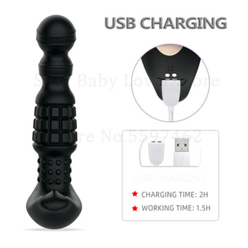 Wireless Vibrator Prostate Massager Erotic toy Rotation Anal Plug Dilator Men Masturbator Anal Stimulator Big Butt Plug Sex Toys