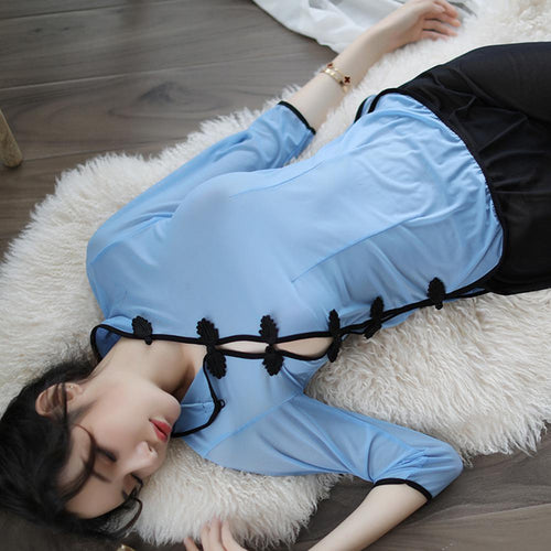 Woman Sexy Porn Chinese Cheongsam Uniforms Exotic Costumes Sex Game Cosplay Sexy Lingerie Exotic Apparel Sex Dress Lingerie