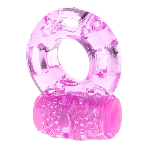 Couples vibrating cock ring sex toy for clitoral stimulation and endurance