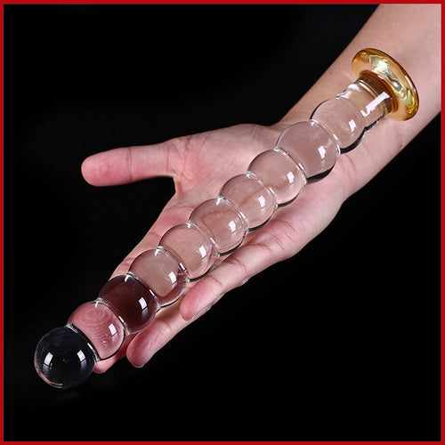 sex shop glass dildo fake penis vibrator anal beads butt plug prostate massager male masturbation Sex toys for women men